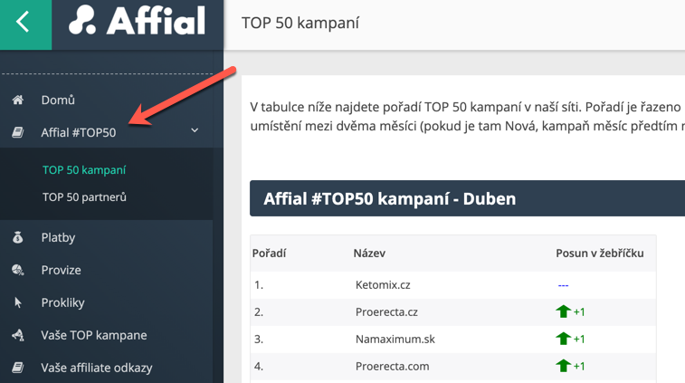 Affial TOP 50