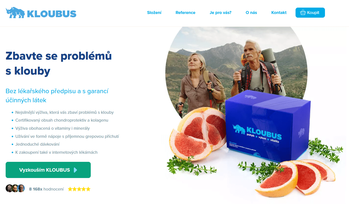 kloubus popis produktu